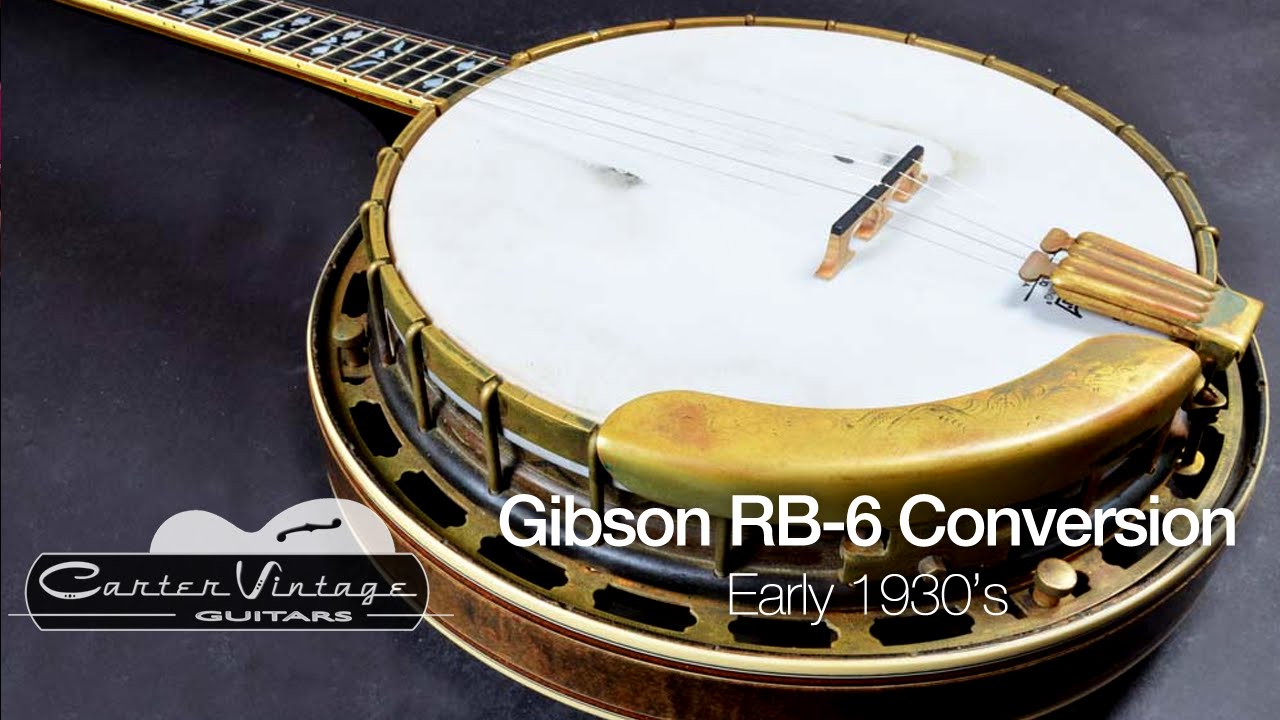Gibsonバンジョー Early 30's Gibson RB-6 Conversion played by Charlie Cushman