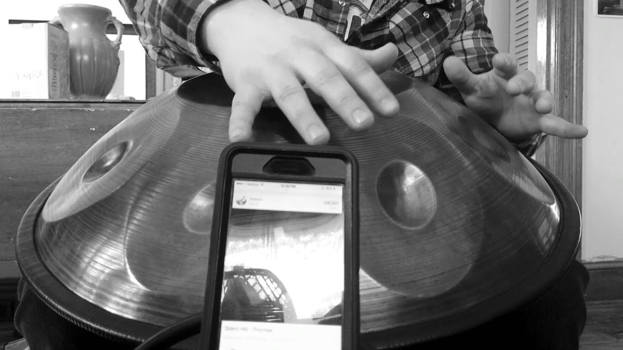 Handpan & piano - vine loop improv with Trench!