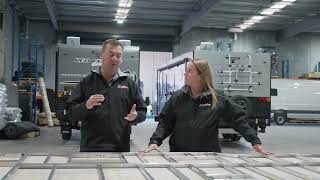 Red Centre Caravans' Riveting System