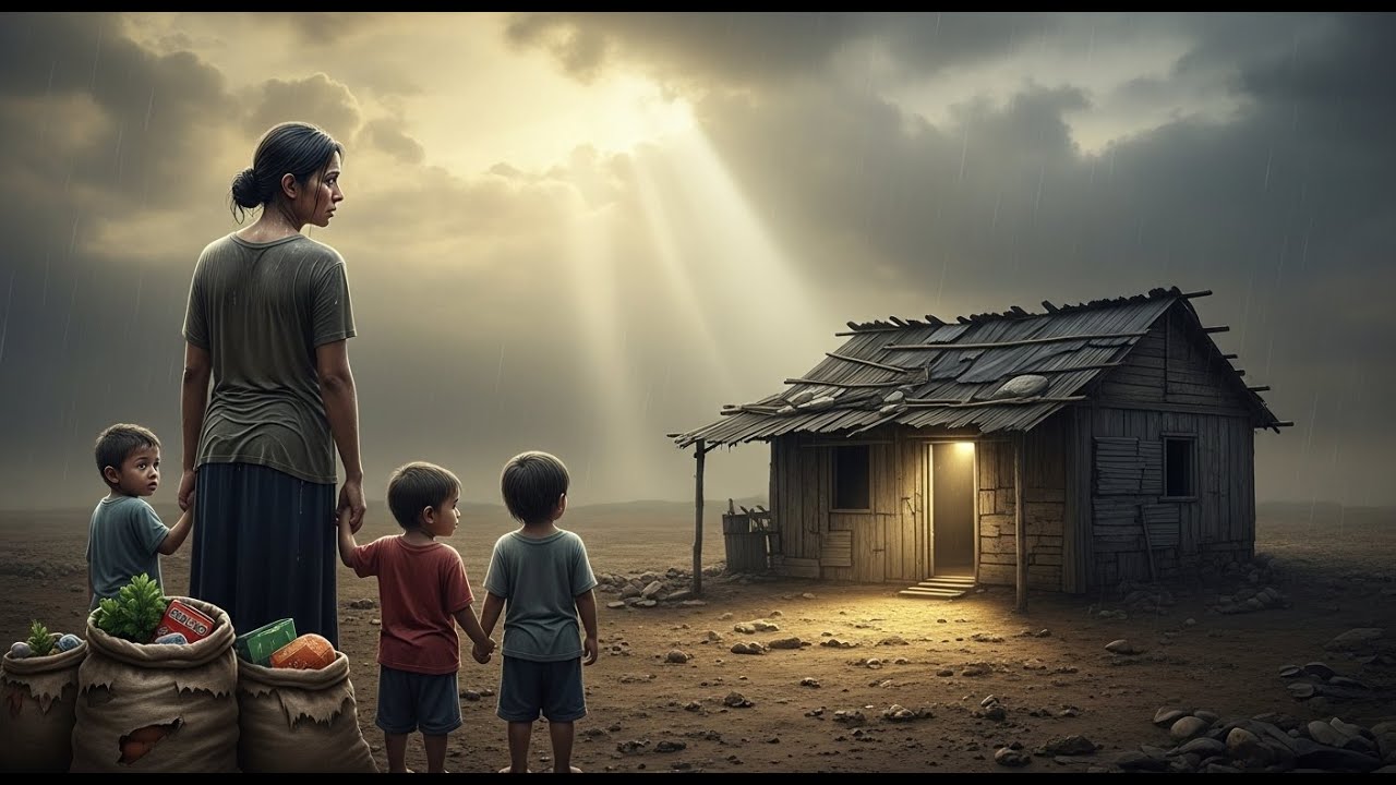 Demitida e sem teto, mãe ABANDONADA com três filhos achou um barraco — o que viveu lá chocou a todos