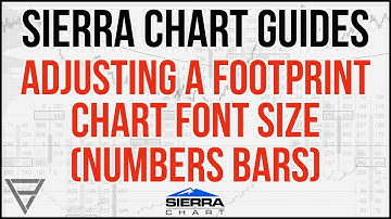 Sierra Chart Guides - Adjusting a Footprint Chart Font Size (Numbers Bars)