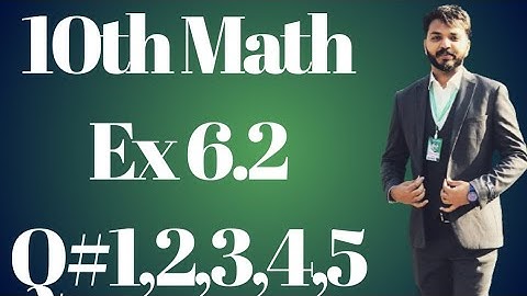 Ex 6.2 class 10th math|10th science|SirHafizNawaz|#mathematics #maths #sciencemaths