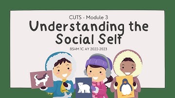 CUTS - Module 3 Understanding the Social Self - BSHM 1C AY 2022-2023