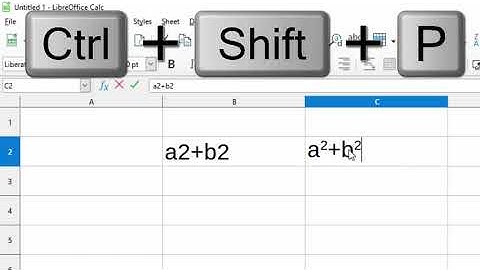 Short cut key in Libre calc@COMPUTEREXCELSOLUTION