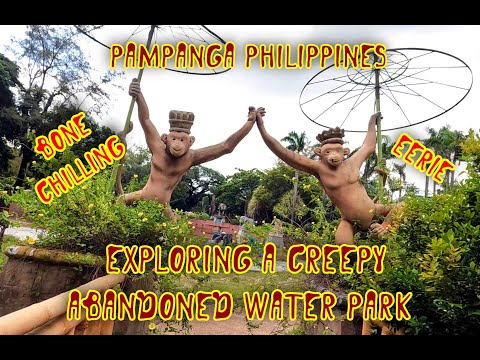 EXPLORING A CREEPY ABANDONED WATER PARK - THIS PLACE WAS EERIE : CLARK/ANGELES CITY PHILIPPINES