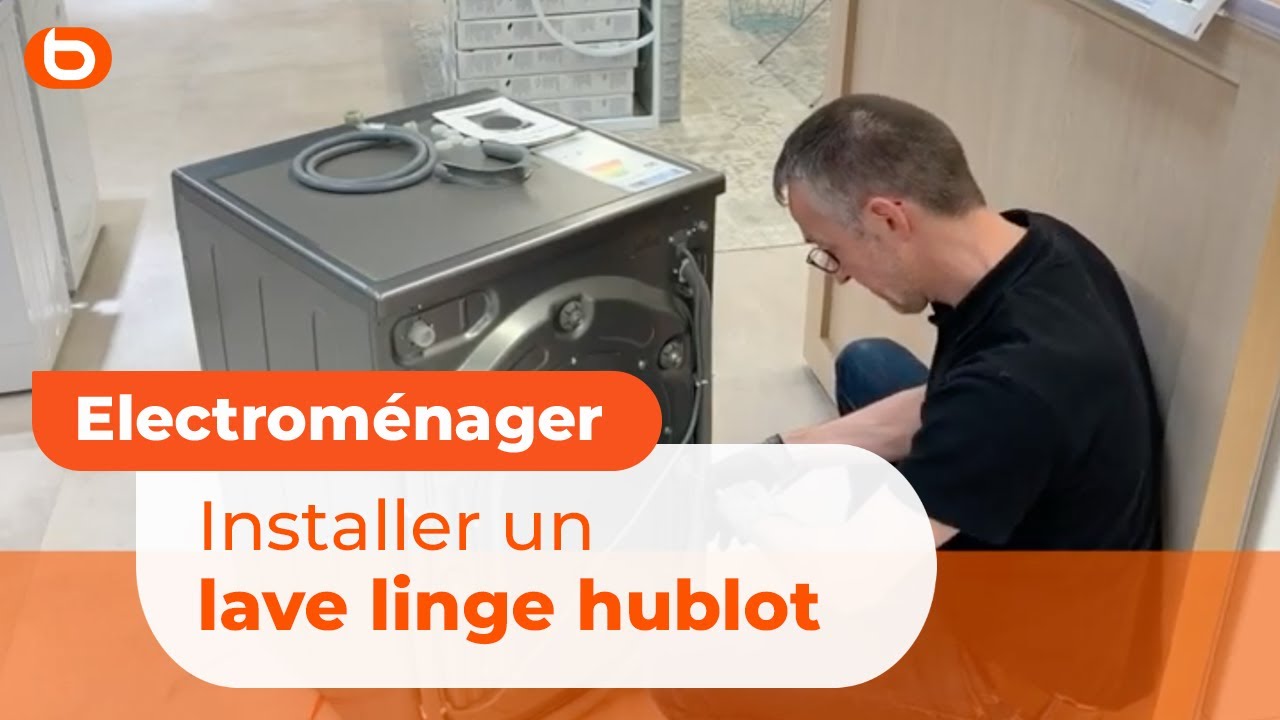 Comment installer une machine à laver?