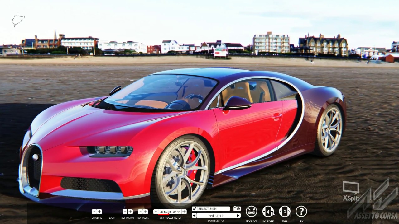 Bugatti chiron assetto corsa