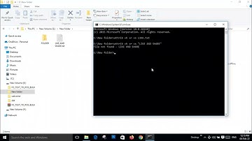 How to HIDE files and FOLDERS using Command Prompt [CMD]?