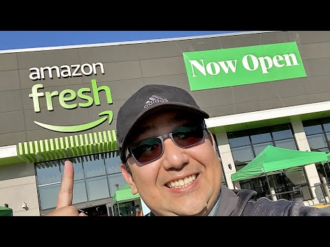 Road Trip: Amazon Fresh Grocery Store in Woodland Hills, California.  The very first in the USA!