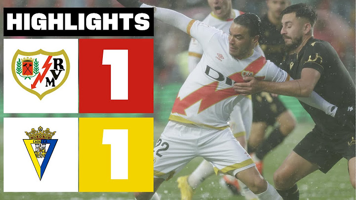 RAYO VALLECANO 1 - 1 CÁDIZ CF | HIGHLIGHTS LALIGA EA SPORTS