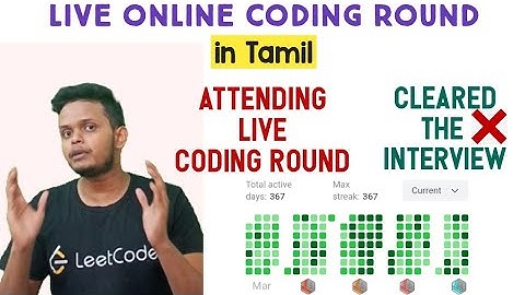 Attending Live Online Coding Interview | Tamil | Cleared The Interview | Zoho Interview preparation