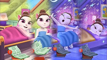 TALKING TOM ANGELA 2😻🛏️🐱: UP GAME 2023 PART 6 || WALKTHROUGH, IOS, ANDROID GAMEPLAY, MOBILE GAME