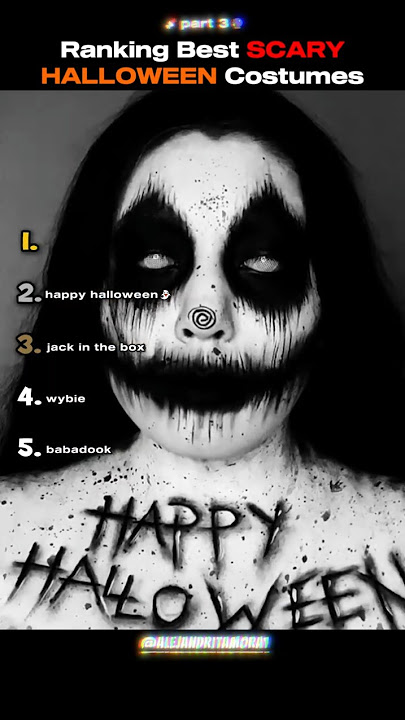 Ranking The BEST SCARY Halloween Costume🎃✨Part 3