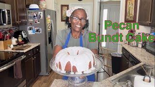 The Easiest Pecan Bundt Cake You Will Ever Make | Bundt cakes  | @cookingsemi-homemadewithjoyce ​