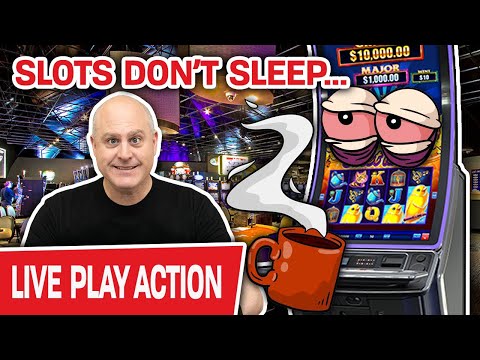 🔴 Slots Don’t Sleep - NEITHER DO I 🛏 Looking for More JACKPOT HANDPAYS During LIVE Slot Play