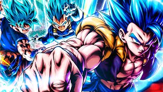 (Dragon Ball Legends) WHAT IS GOING ON???? FUSING LF GOGETA BLUE BREAKS THE RULES OF THE GAME!