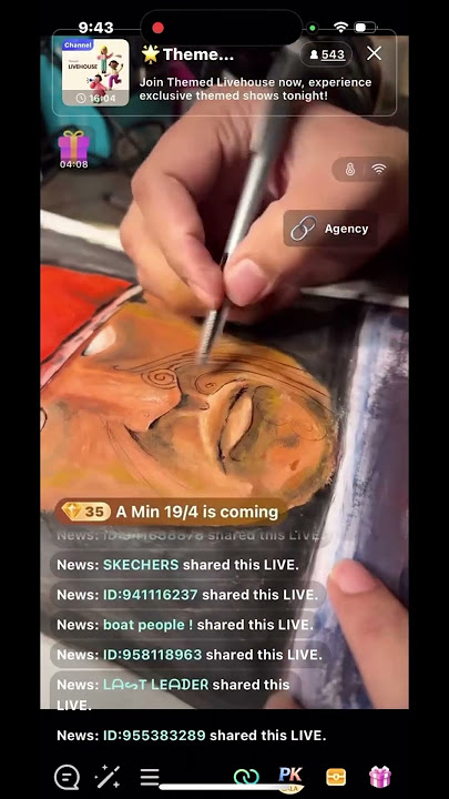BIGO LIVE - Drawing in Motion: BIGO Host’s Stunning Animation Talent🎨🤖