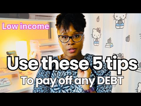 5 Tips To Pay Off Debt Fast  | Low-income Budgeting For Beginners   101 | August 2025