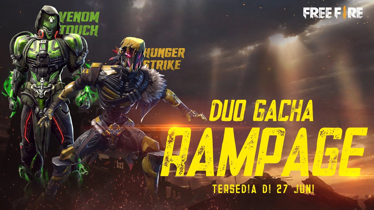 Venom Touch Hunger Strike Akan Segera Menginvasi Duo Gacha Rampage Di Free Fire YouTube