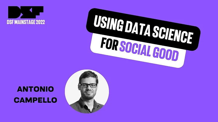 Using data science for social good - Data Science Festival