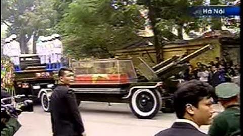 VTV1 tường thuật trực tiếp Lễ tang Đại tướng Võ Nguyên Giáp