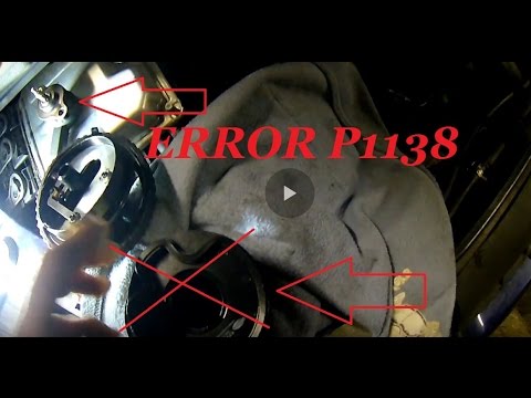 Peugeot 206 HDI 2.0 Error P1138 (Решено)