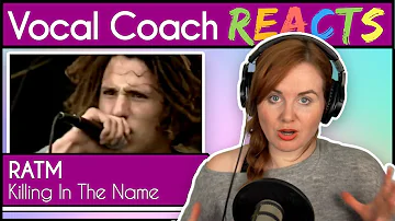 Vocal Coach reacts to Rage Against The Machine - Killing In The Name (Live)