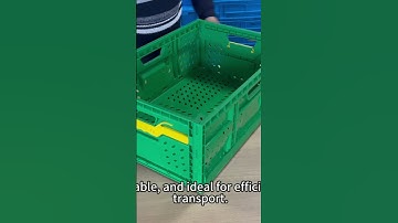 Collapsible Crates for Vegetables and Fruits