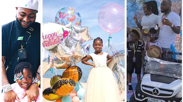 Davido Throws Lavish Birthday Party 4 His Daughter Imade Adeleke @6! Tiwa's Savage Son @ The Party