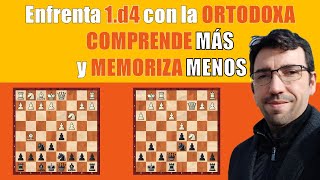 Enfrenta 1.d4 con la Ortodoxa (2023) Comprende más  y memoriza menos