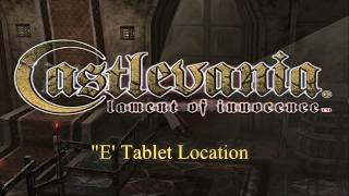 e Tablet Location & Plataforms on Library - Castlevania: Lament of Innocence