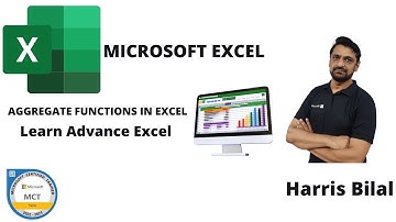 Excel Aggregate Function Tutorial | Complete Guide by Harris Bilal