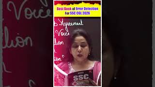 Best Book of Error Detection Neetu Singh Mam , SSC CGL 2026 Score 50/50