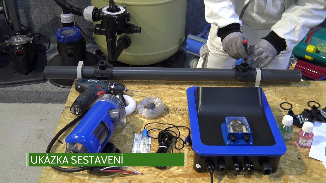 Solinator Bazénový solinátor VA Salt Water SMART - YouTube