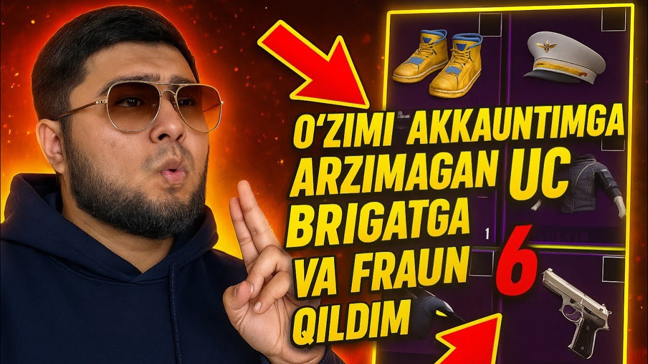 NIMA 1950 UC GA BRIGATKA FULL VA FARAON 6 QANCHA UC KETI😱 #pubgmobile #tdm #ikramovpubgm01 