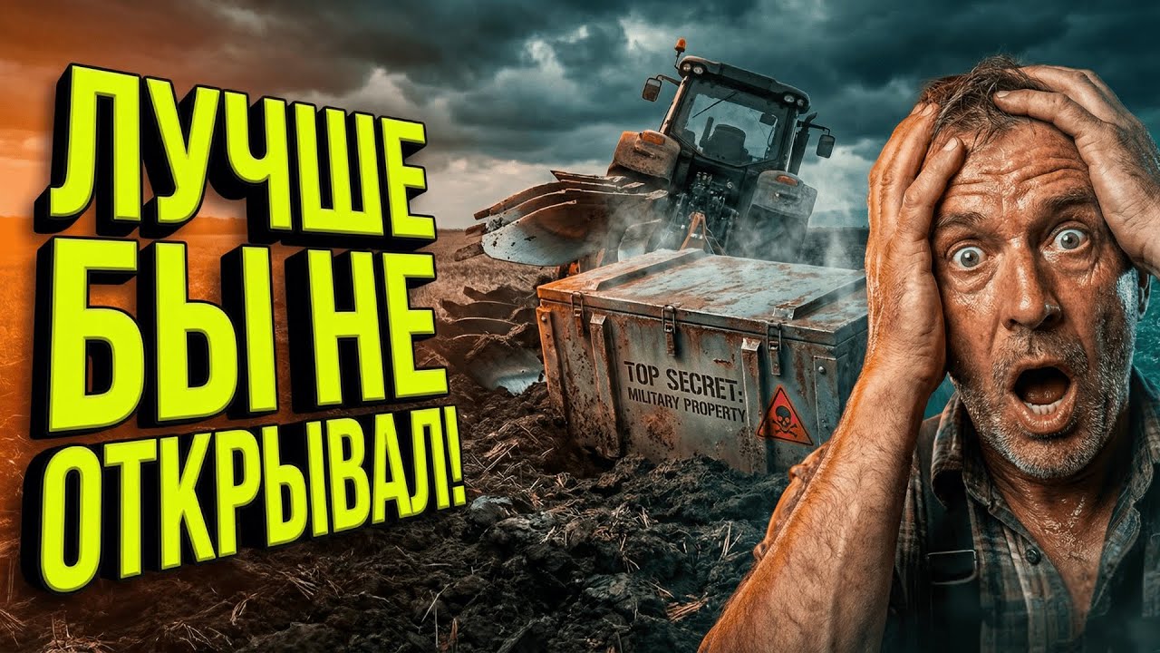 Фермер Пахал Заброшенное Поле Соседа, Но Плуг Поднял Контейнер С Меткой Военной Части