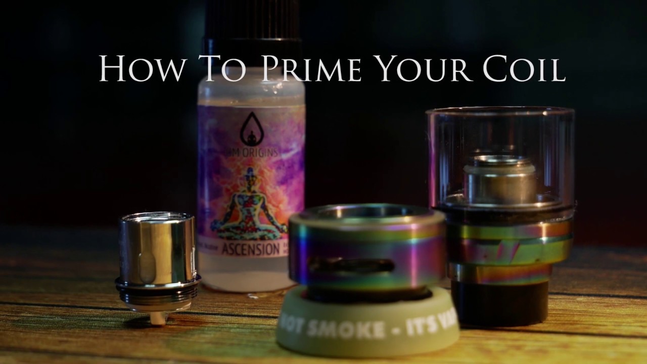 How to Prime A Vape Tank Coil Om Vapors YouTube
