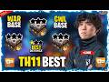 TOP 10 TH11 WAR BASE LINK 2025, TH11 ANTI 3 STAR WAR BASE, TH11 CWL BASE CLASH OF CLANS