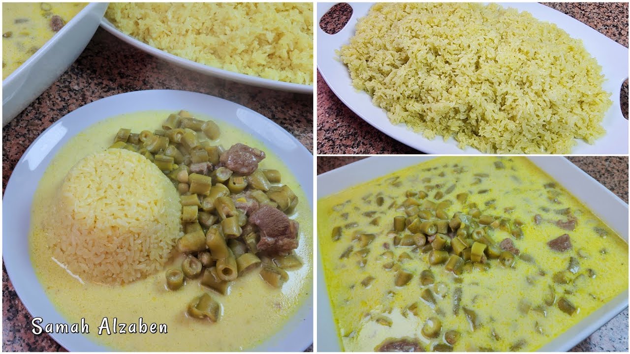 فول اخضر باللبن مع سر صغير والطعم روووعة