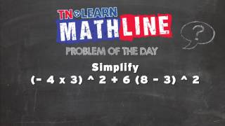 Simplifying Numerical Expressions| Order of Operations | TNLearn | Mathline
