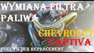 Wymiana Filtra Paliwa Wraz Z Obudową W Chevrolet Captiva(Fuel Filter) - Youtube