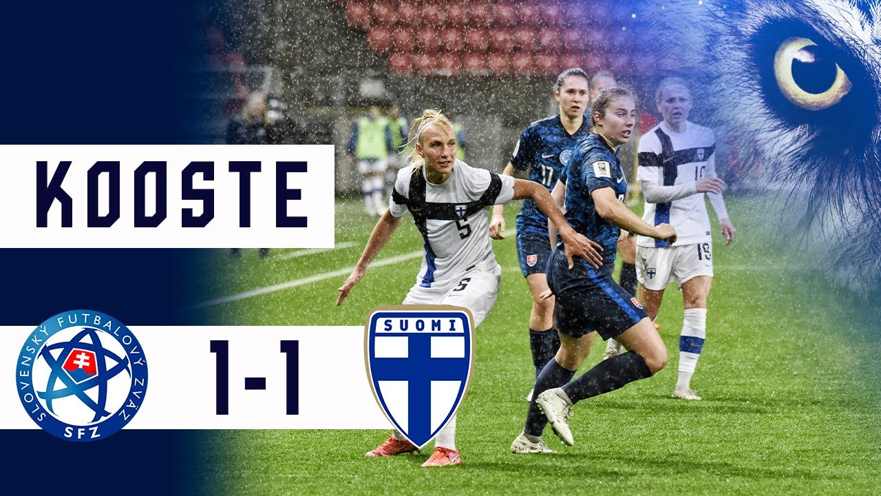 Full Highlights (11 min.) | Slovakia–Suomi 1–1 I FIFA Women's World Cup 2023 -karsinnat I 8.4.2022