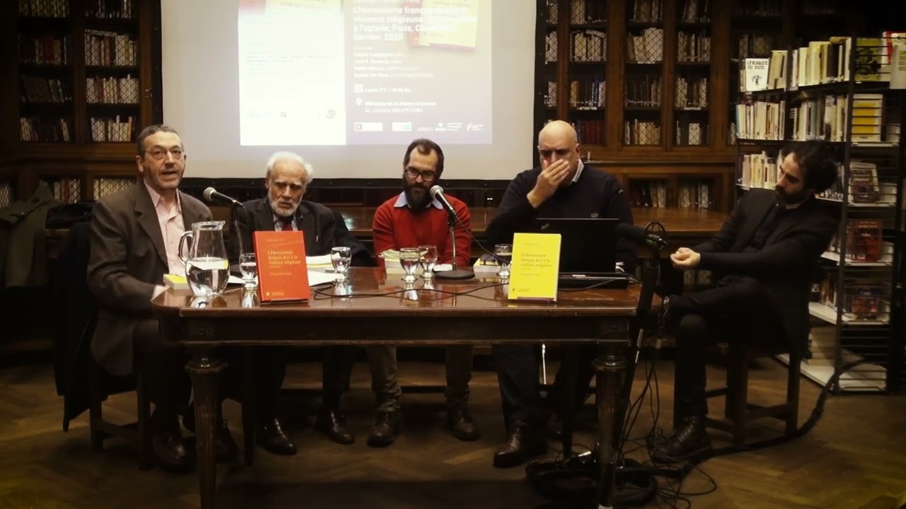 Presentación de libro - L'humanisme français face à la violence religieuse - Santiago Francisco Peña