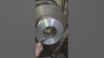 lathe machine finishing job operation #lathemachine #machine #metallathe #machineshop #automobile