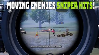 BEST Moving Targets Sniper Shots in PUBG MOBILE 😮