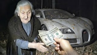 I Bought a BUGATTI CHIRON for ONLY $500?! Grandma’s Abandoned Supercar Restored!