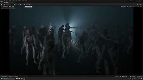 Zombie crowd simulation