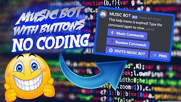 HOW TO MAKE MUSIC BOT WITH BUTTONS || NO CODING || GAMING WITH GL