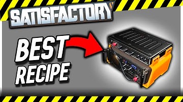 BEST RECIPE for RADIO CONTROL UNITS in Satisfactory 1.0
