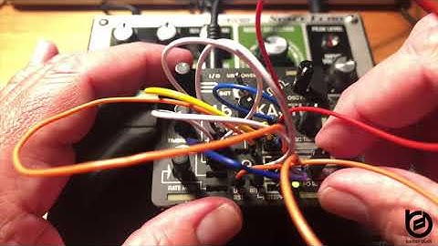 Bastl Kastle Space Echo delay and echo mode scane
